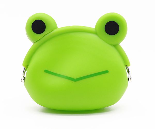 硅膠零錢(qián)袋，青蛙硅膠錢(qián)包，學(xué)生硅膠錢(qián)袋
